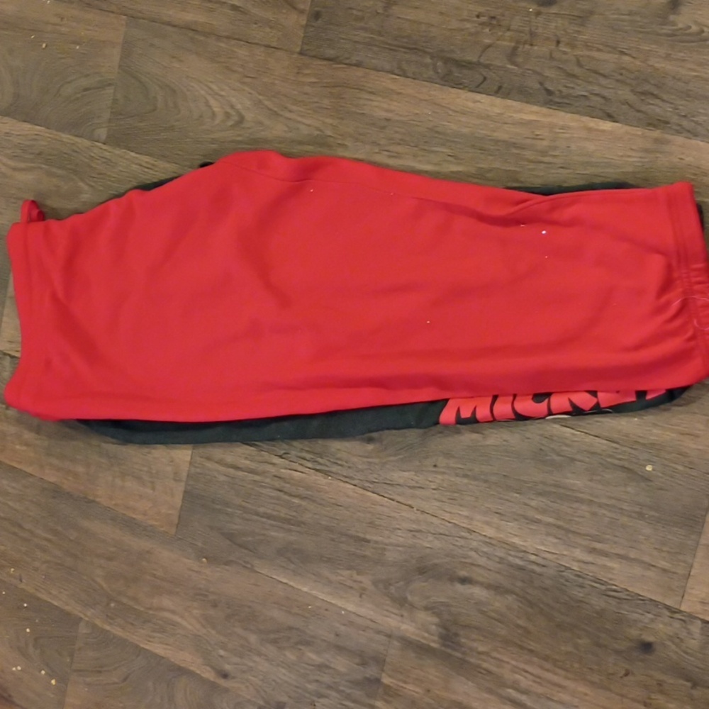 Adults Disney Mickey Mouse Charcoal and Scarlet Joggers - Picture 5 of 9
